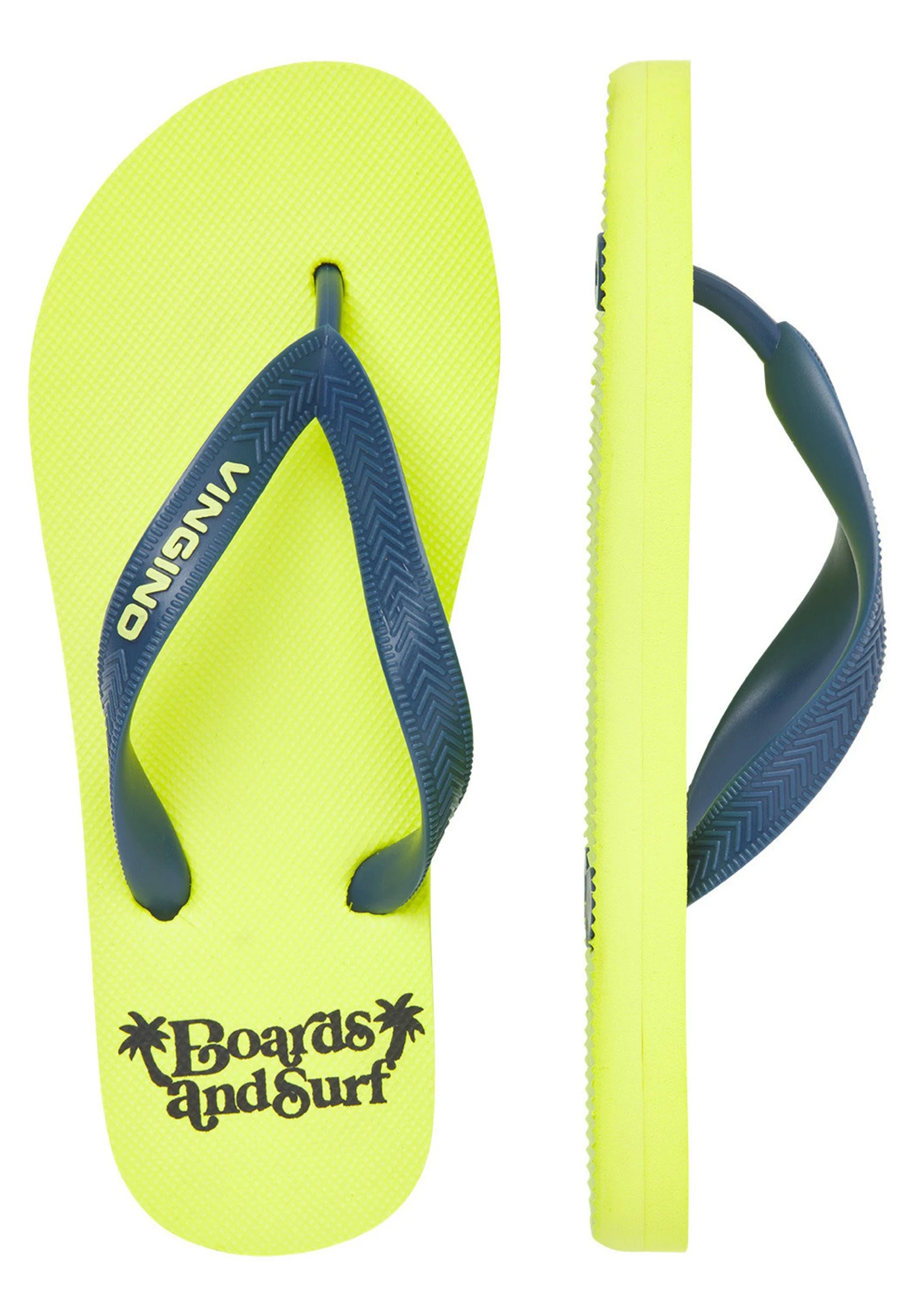 Vingino Rens Lizard- Teenslippers - Yellow 4 Vingino Rens Lizard- Teenslippers - Yellow - Afbeelding 2